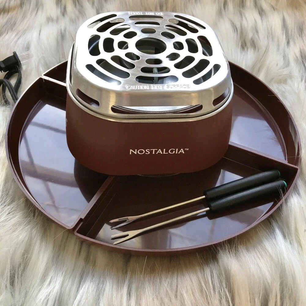 Nostalgia SMM200 Stainless Steel S'mores Maker - Brown Electric,